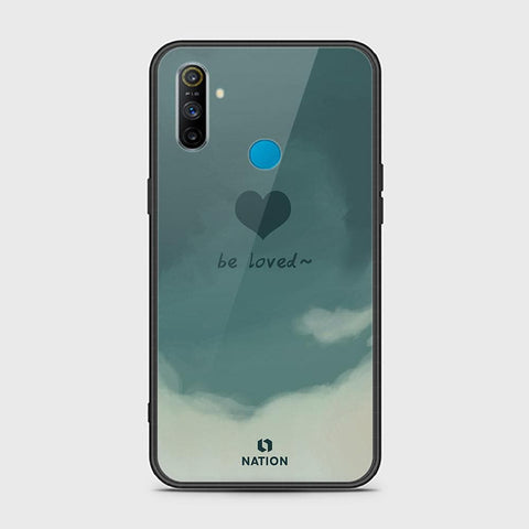 Realme C3 Cover - ONation Heart Series - HQ Ultra Shine Premium Infinity Glass Soft Silicon Borders Case