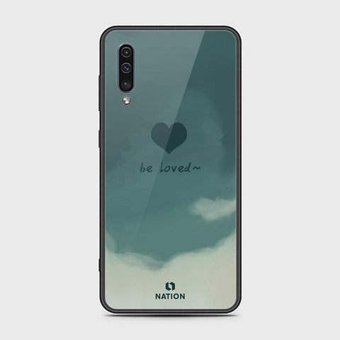 Samsung Galaxy A50s Cover - ONation Heart Series - HQ Ultra Shine Premium Infinity Glass Soft Silicon Borders Case