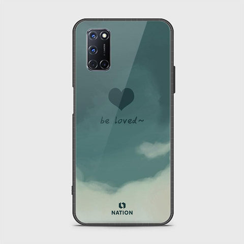 Oppo A52 Cover - ONation Heart Series - HQ Ultra Shine Premium Infinity Glass Soft Silicon Borders Case