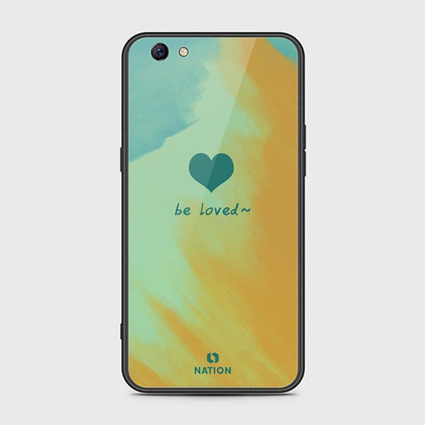 Oppo F3 Plus Cover - ONation Heart Series - HQ Ultra Shine Premium Infinity Glass Soft Silicon Borders Case