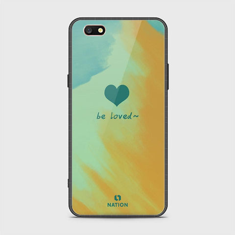 Oppo A77 Cover - ONation Heart Series - HQ Ultra Shine Premium Infinity Glass Soft Silicon Borders Case