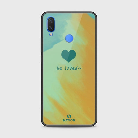 Huawei Honor 8C Cover - ONation Heart Series - HQ Ultra Shine Premium Infinity Glass Soft Silicon Borders Case