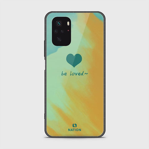 Xiaomi Redmi Note 10 4G Cover - ONation Heart Series - HQ Ultra Shine Premium Infinity Glass Soft Silicon Borders Case