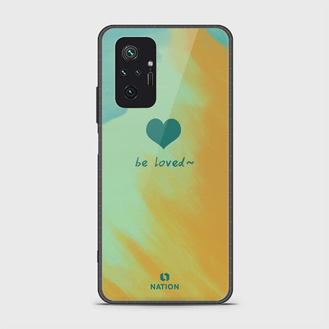 Xiaomi Redmi Note 10 Pro 4G Cover - ONation Heart Series - HQ Ultra Shine Premium Infinity Glass Soft Silicon Borders Case