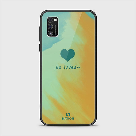 Samsung Galaxy M02s Cover - ONation Heart Series - HQ Ultra Shine Premium Infinity Glass Soft Silicon Borders Case