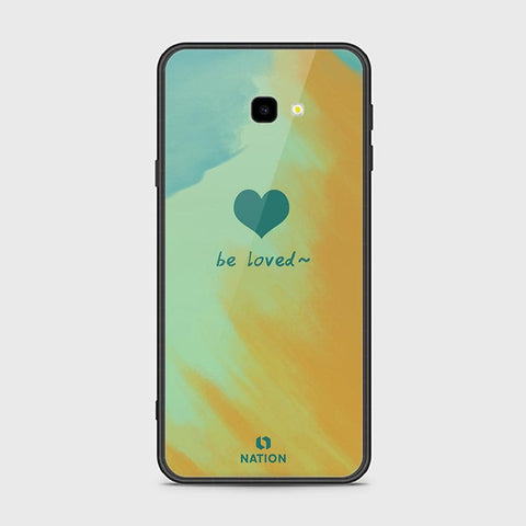 Samsung Galaxy J4 Plus Cover - ONation Heart Series - HQ Ultra Shine Premium Infinity Glass Soft Silicon Borders Case