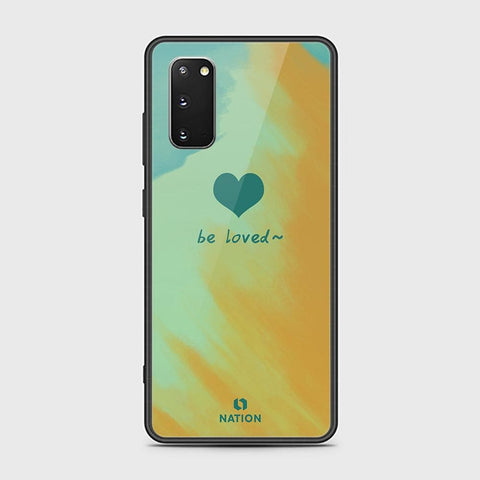 Samsung Galaxy S20 Cover - Onation Heart Series - HQ Ultra Shine Premium Infinity Glass Soft Silicon Borders Case