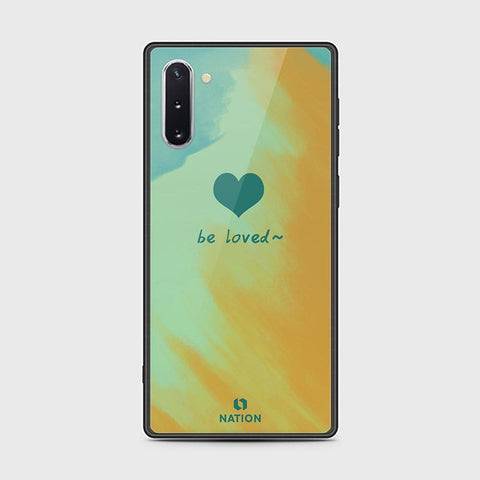 Samsung Galaxy Note 10 Cover - Onation Heart Series - HQ Ultra Shine Premium Infinity Glass Soft Silicon Borders Case