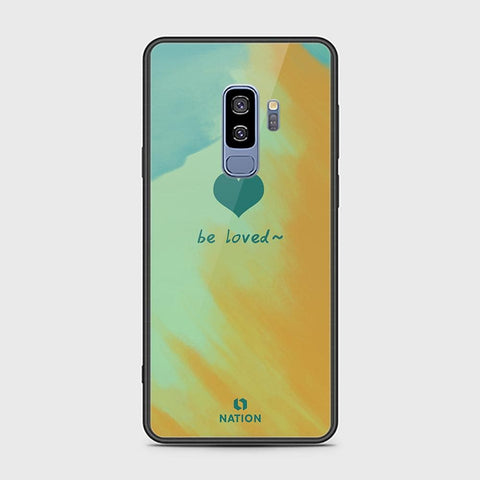 Samsung Galaxy S9 Plus Cover - Onation Heart Series - HQ Ultra Shine Premium Infinity Glass Soft Silicon Borders Case