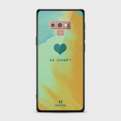 Samsung Galaxy Note 9 Cover - Onation Heart Series - HQ Ultra Shine Premium Infinity Glass Soft Silicon Borders Case