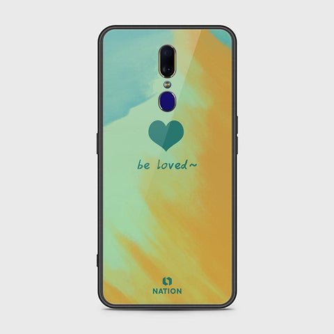 Oppo F11 Cover - Onation Heart Series - HQ Ultra Shine Premium Infinity Glass Soft Silicon Borders Case