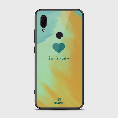 Xiaomi Redmi Note 7 Cover - Onation Heart Series - HQ Ultra Shine Premium Infinity Glass Soft Silicon Borders Case