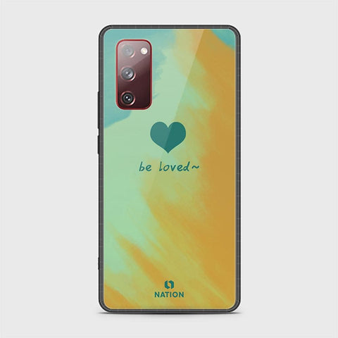 Samsung Galaxy S20 FE Cover - ONation Heart Series - HQ Ultra Shine Premium Infinity Glass Soft Silicon Borders Case