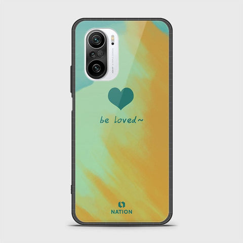 Xiaomi Redmi K40 Cover - Onation Heart Series - HQ Ultra Shine Premium Infinity Glass Soft Silicon Borders Case