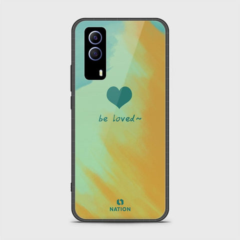 Vivo Y53s 5G Cover - Onation Heart Series - HQ Ultra Shine Premium Infinity Glass Soft Silicon Borders Case