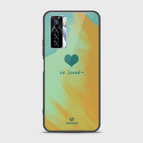 Tecno Camon 17 Pro Cover - Onation Heart Series - HQ Ultra Shine Premium Infinity Glass Soft Silicon Borders Case