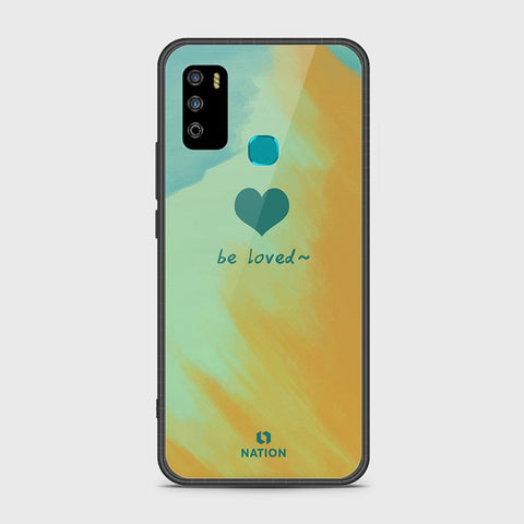 Infinix Hot 9 Play Cover- Onation Heart Series - HQ Ultra Shine Premium Infinity Glass Soft Silicon Borders Case