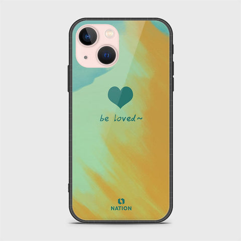 iPhone 14 Plus Cover- Onation Heart Series - HQ Ultra Shine Premium Infinity Glass Soft Silicon Borders Case