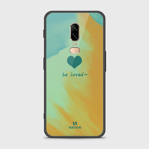 OnePlus 6 Cover- Onation Heart Series - HQ Ultra Shine Premium Infinity Glass Soft Silicon Borders Case