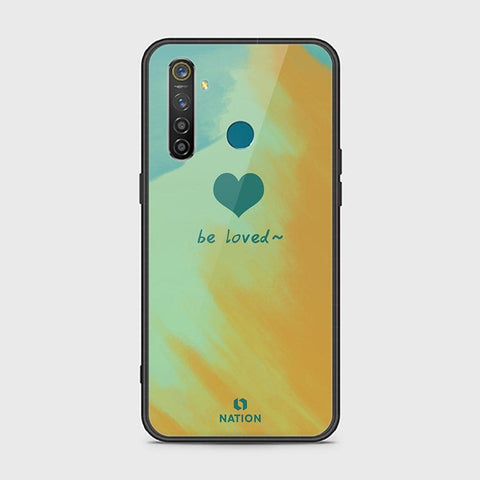 Realme 5 Pro Cover - ONation Heart Series - HQ Ultra Shine Premium Infinity Glass Soft Silicon Borders Case