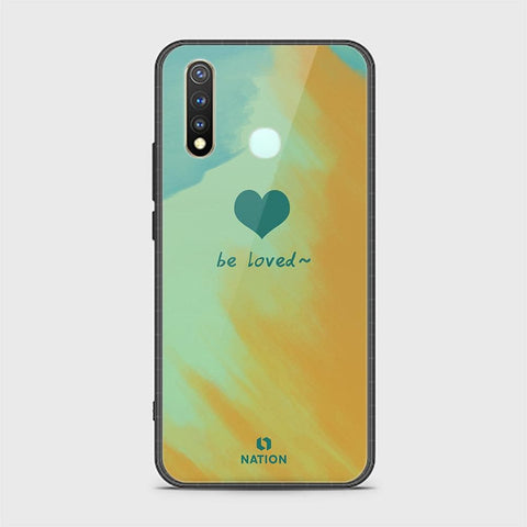 Vivo Y19 Cover - ONation Heart Series - HQ Ultra Shine Premium Infinity Glass Soft Silicon Borders Case