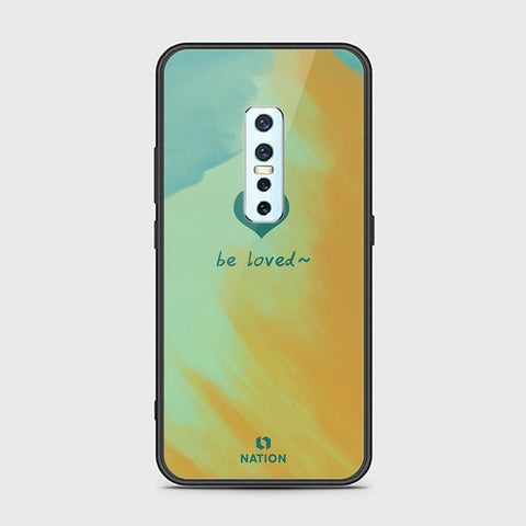 Vivo V17 Pro Cover - ONation Heart Series - HQ Ultra Shine Premium Infinity Glass Soft Silicon Borders Case