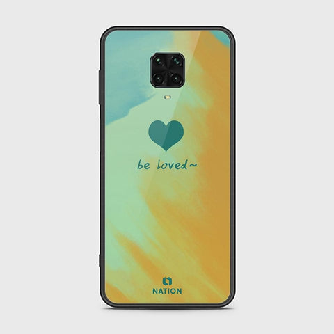 Xiaomi Redmi Note 9S Cover - ONation Heart Series - HQ Ultra Shine Premium Infinity Glass Soft Silicon Borders Case