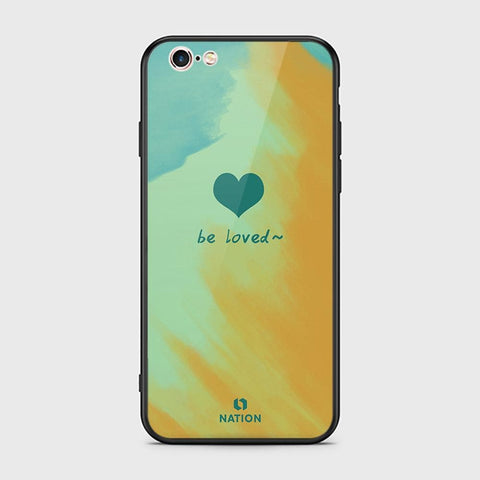 iPhone 6s Plus / 6 Plus Cover - ONation Heart Series - HQ Ultra Shine Premium Infinity Glass Soft Silicon Borders Case