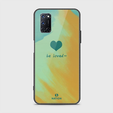 Oppo A52 Cover - ONation Heart Series - HQ Ultra Shine Premium Infinity Glass Soft Silicon Borders Case