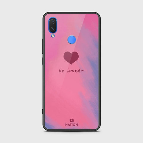 Huawei Honor 8C Cover - ONation Heart Series - HQ Ultra Shine Premium Infinity Glass Soft Silicon Borders Case