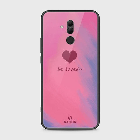 Huawei Mate 20 Lite Cover - ONation Heart Series - HQ Ultra Shine Premium Infinity Glass Soft Silicon Borders Case