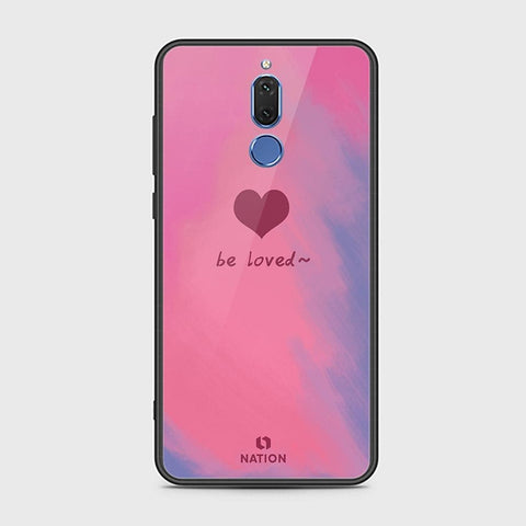 Huawei Mate 10 Lite Cover - ONation Heart Series - HQ Ultra Shine Premium Infinity Glass Soft Silicon Borders Case