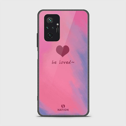 Xiaomi Redmi Note 10 Pro 4G Cover - ONation Heart Series - HQ Ultra Shine Premium Infinity Glass Soft Silicon Borders Case