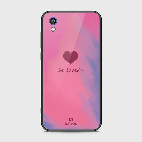 Honor 8S 2020 Cover - ONation Heart Series - HQ Ultra Shine Premium Infinity Glass Soft Silicon Borders Case