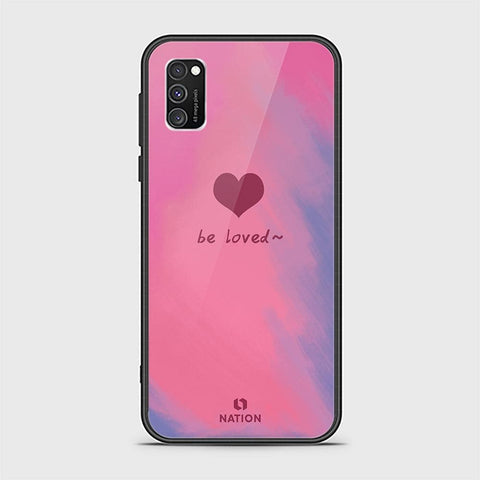 Samsung Galaxy M02s Cover - ONation Heart Series - HQ Ultra Shine Premium Infinity Glass Soft Silicon Borders Case