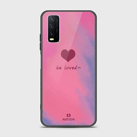 Vivo Y20s Cover - ONation Heart Series - HQ Ultra Shine Premium Infinity Glass Soft Silicon Borders Case