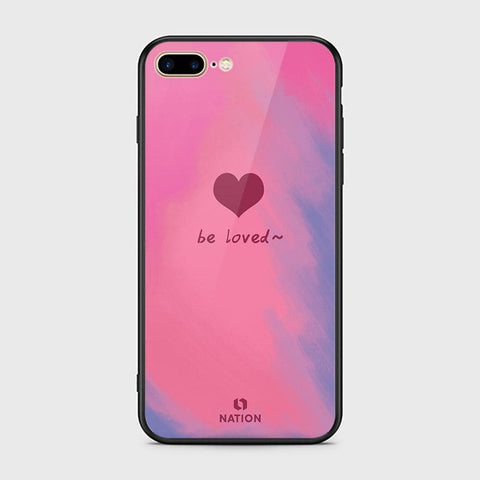 iPhone 7 Plus Cover - Onation Heart Series - HQ Ultra Shine Premium Infinity Glass Soft Silicon Borders Case