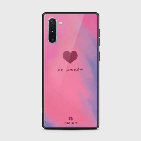 Samsung Galaxy Note 10 Cover - Onation Heart Series - HQ Ultra Shine Premium Infinity Glass Soft Silicon Borders Case