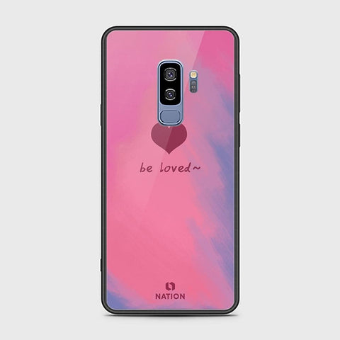 Samsung Galaxy S9 Plus Cover - Onation Heart Series - HQ Ultra Shine Premium Infinity Glass Soft Silicon Borders Case