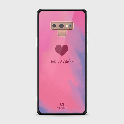 Samsung Galaxy Note 9 Cover - Onation Heart Series - HQ Ultra Shine Premium Infinity Glass Soft Silicon Borders Case