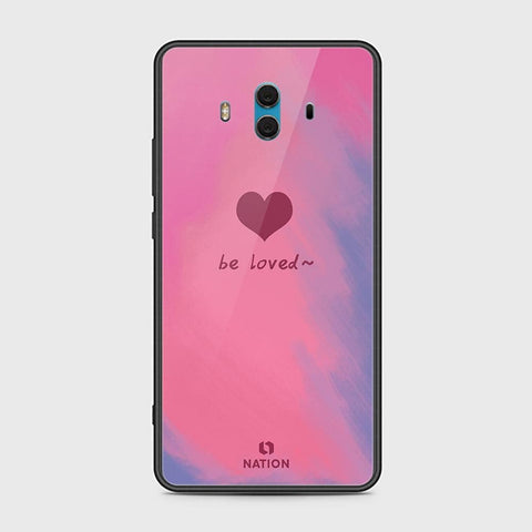 Huawei Mate 10 Cover - Onation Heart Series - HQ Ultra Shine Premium Infinity Glass Soft Silicon Borders Case