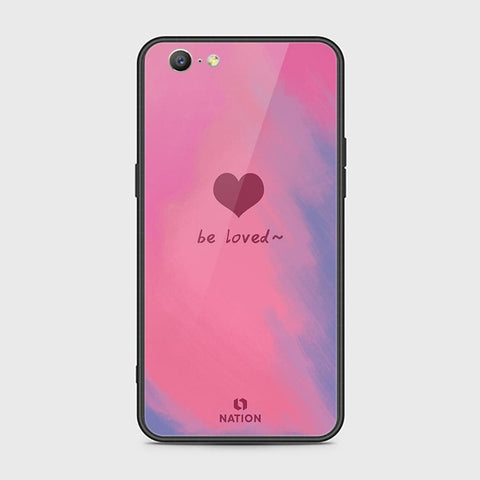 Oppo A57 Cover - Onation Heart Series - HQ Ultra Shine Premium Infinity Glass Soft Silicon Borders Case