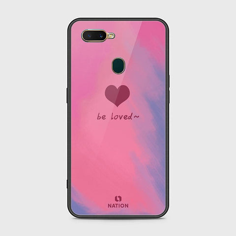 Oppo A5s Cover - Onation Heart Series - HQ Ultra Shine Premium Infinity Glass Soft Silicon Borders Case