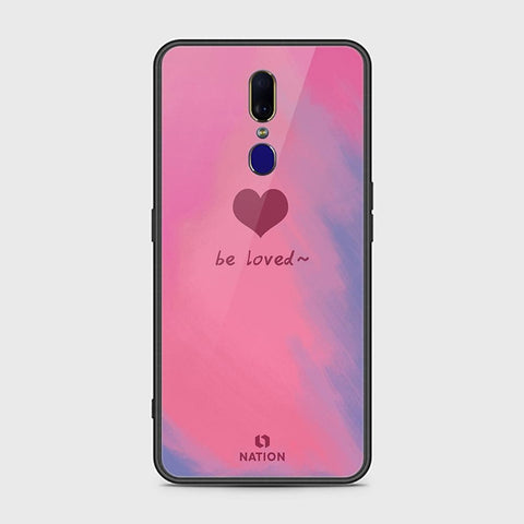 Oppo F11 Cover - Onation Heart Series - HQ Ultra Shine Premium Infinity Glass Soft Silicon Borders Case