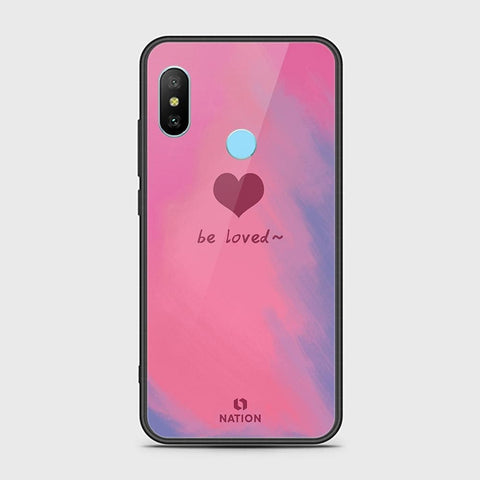 Xiaomi Redmi 6 Pro Cover - Onation Heart Series - HQ Ultra Shine Premium Infinity Glass Soft Silicon Borders Case