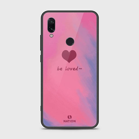 Xiaomi Redmi Note 7 Cover - Onation Heart Series - HQ Ultra Shine Premium Infinity Glass Soft Silicon Borders Case