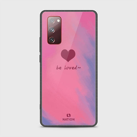 Samsung Galaxy S20 FE Cover - ONation Heart Series - HQ Ultra Shine Premium Infinity Glass Soft Silicon Borders Case