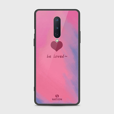 OnePlus 8 4G Cover - ONation Heart Series - HQ Ultra Shine Premium Infinity Glass Soft Silicon Borders Case