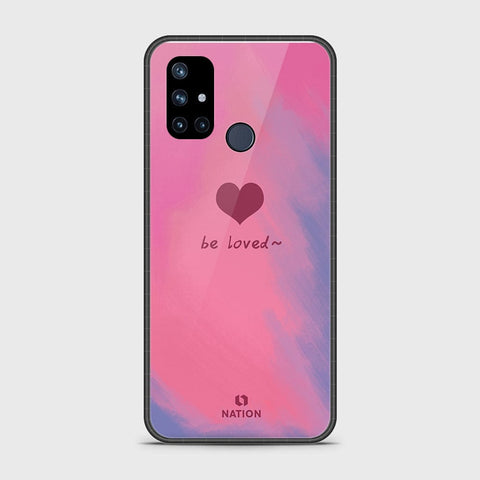 OnePlus Nord N10 5G Cover- Onation Heart Series - HQ Ultra Shine Premium Infinity Glass Soft Silicon Borders Case