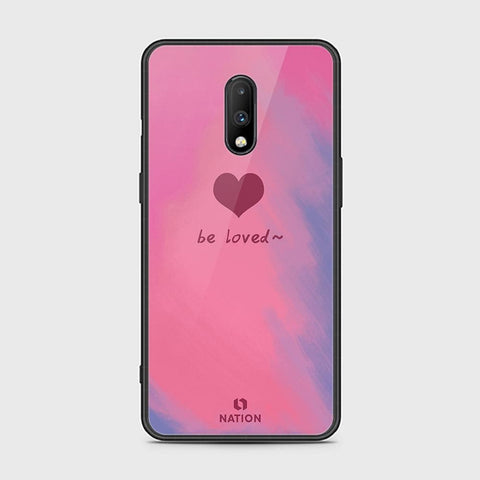 OnePlus 6T Cover - ONation Heart Series - HQ Ultra Shine Premium Infinity Glass Soft Silicon Borders Case